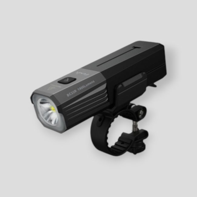 Wiederaufladbare Fahrradlampe BC22R (1.400 Lumen) - Schwarz - Fenix