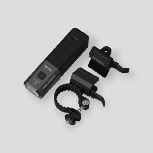 Lampe de vélo rechargeable BC22R (1 400 lumens) - Noir - Fenix