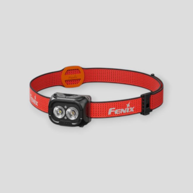 Lichte hoofdlamp voor trail running HL18RT (800 lumen) - Zwart - Fenix