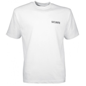 Veiligheids t-shirt wit voorkant