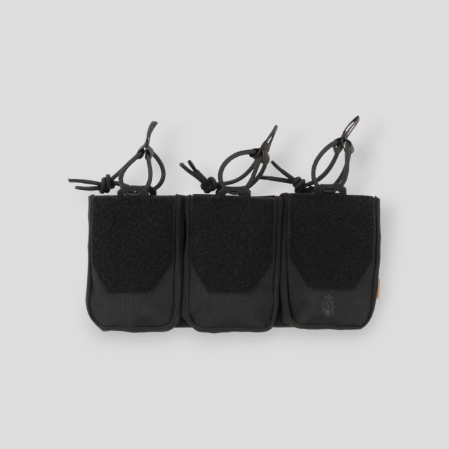 Drievoudige M4/AK magazijnhouder Frey - Zwart - Ragnar Raids