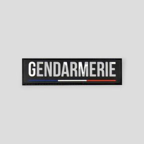 Faixa velcro de borracha GENDARMERIE 11x3cm - GK