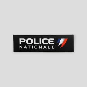 Gummi-Patch POLICE NATIONALE Klett 25 x 7 cm - GK