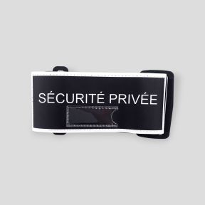 Retroreflecterende armband private beveiliging met RIO-vak - Patrol Equipement