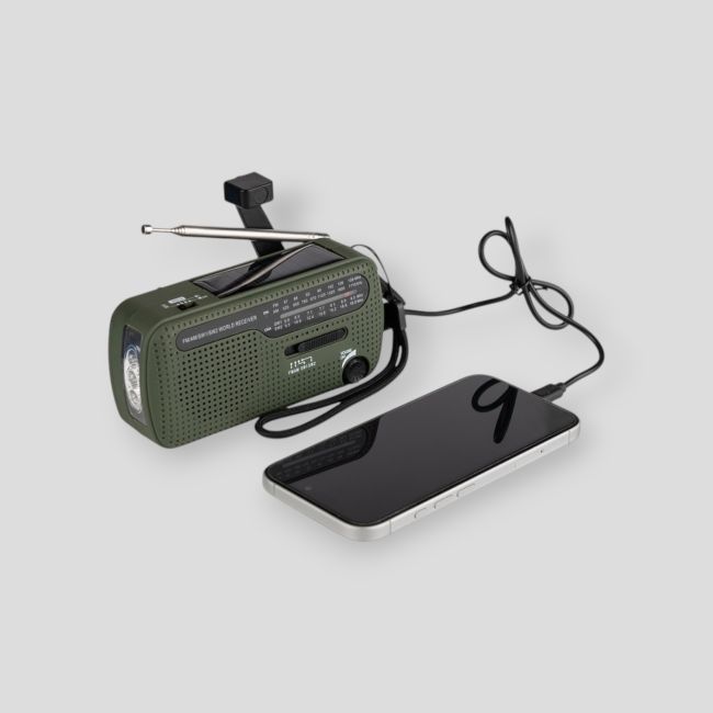 Radio de survie - SW1/SW2/FM/AM - Vert - Fosco Industries