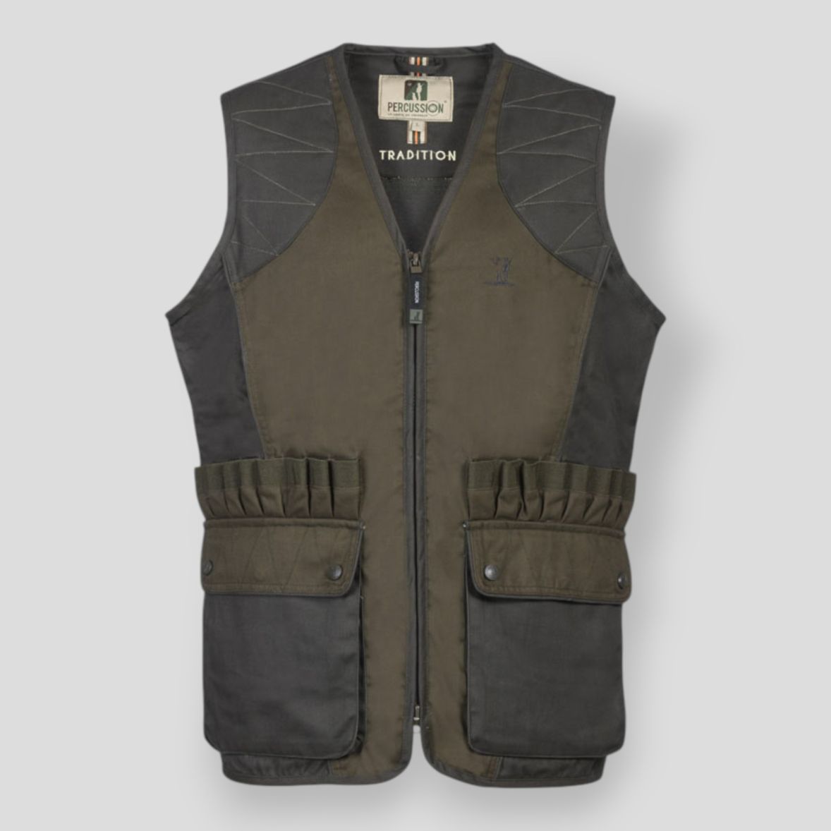 Gilet Cartouchière De Chasse En Cuir – Quasi Neuf – Occasion
