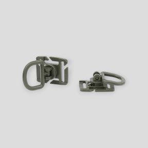 2er-Set Molle D-Ringe - Grün - 101 Inc