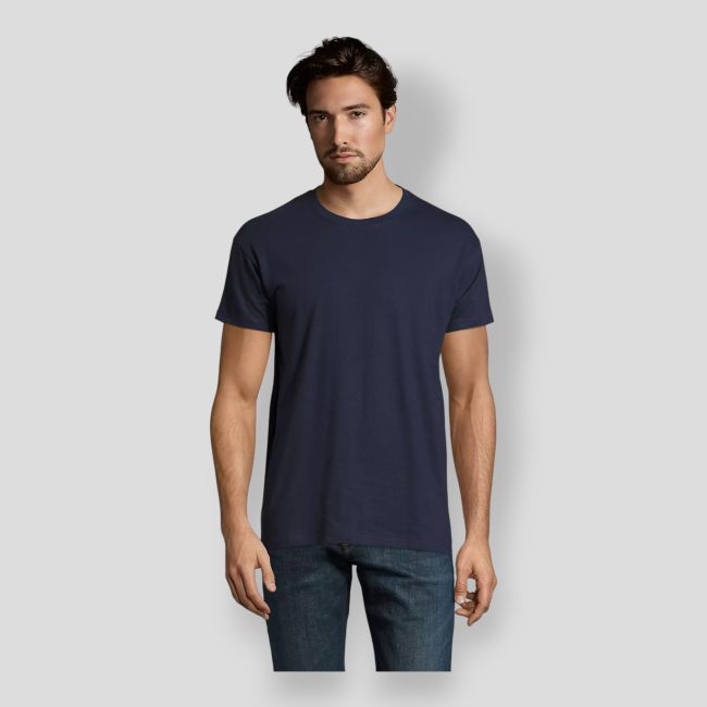 Rundhals-T-Shirt Imperial Herren - Marineblau - Sol's