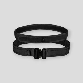 Dubbele cobra zwarte nylon 1000D riem - Ares