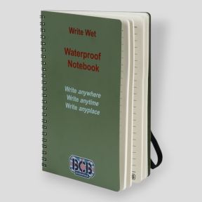 Caderno à prova de água (formato A5) CD457 - Verde Oliva - BCB International