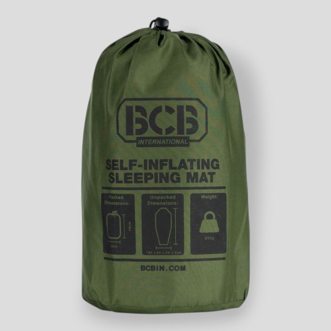 Colchoneta autoinflable CT649O - Verde Oliva - BCB International