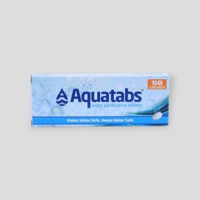 Lot de 50 tablettes de purification d'eau Aquatabs CR216 - BCB International