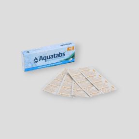 Set van 50 waterzuiveringstabletten Aquatabs CR216 - BCB International