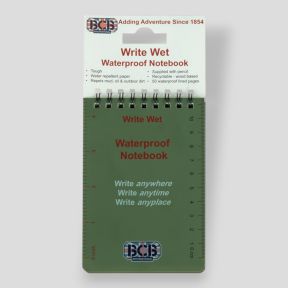 Carnet de note waterproof (format poche) CD456 - Vert Olive - BCB International