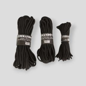 Cuerda Comando 9mm*15m - Negro - Mil-Tec