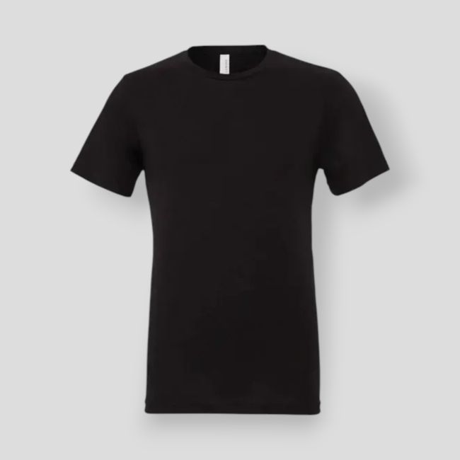 Unisex Triblend Crew Neck t-shirt zwart - Bella&Canvas
