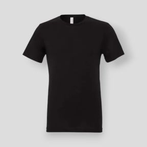 T-shirt unisexe Triblend Crew Neck noir - Bella&Canvas