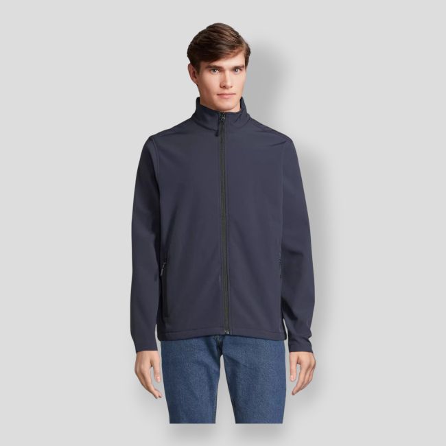 Chaqueta softshell con cremallera Race hombre - French Marine - Sol's