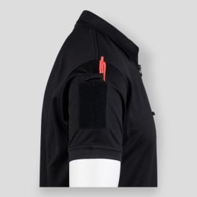 Tactische polo Quick Dry met rits - Zwart - 101 Inc