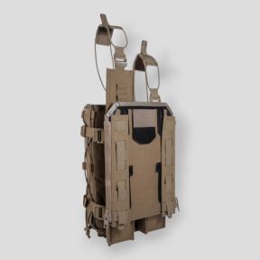 Gear-Tasche für Plattenträger mit Reißverschluss - Coyote - Tasmanian Tiger
