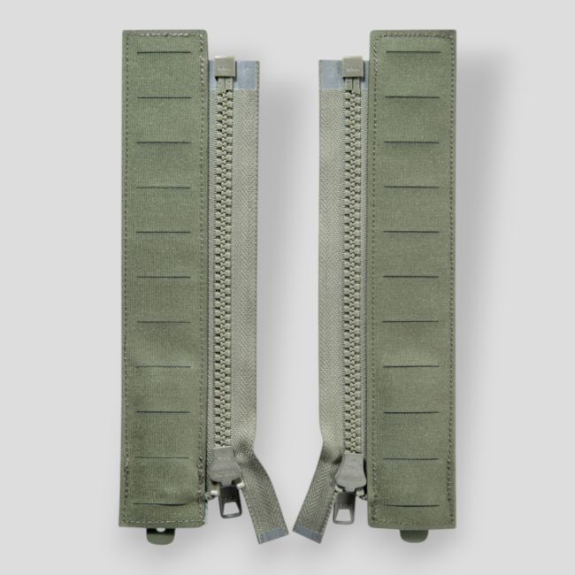 Ensemble de 2 zips modulaires pour gilet porte-plaques - Vert Olive - Tasmanian Tiger