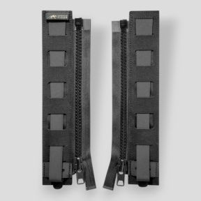 Conjunto de 2 zips modulares para colete porta-placas - Preto - Tasmanian Tiger