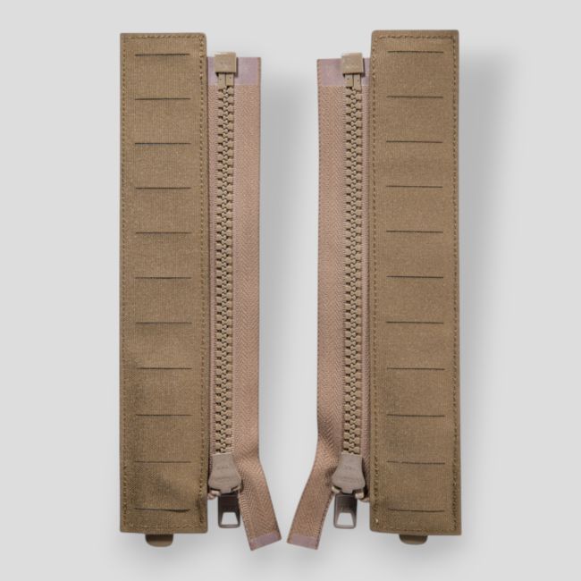 Set mit 2 modularen Reißverschlüssen für Plattenträger - Coyote - Tasmanian Tiger