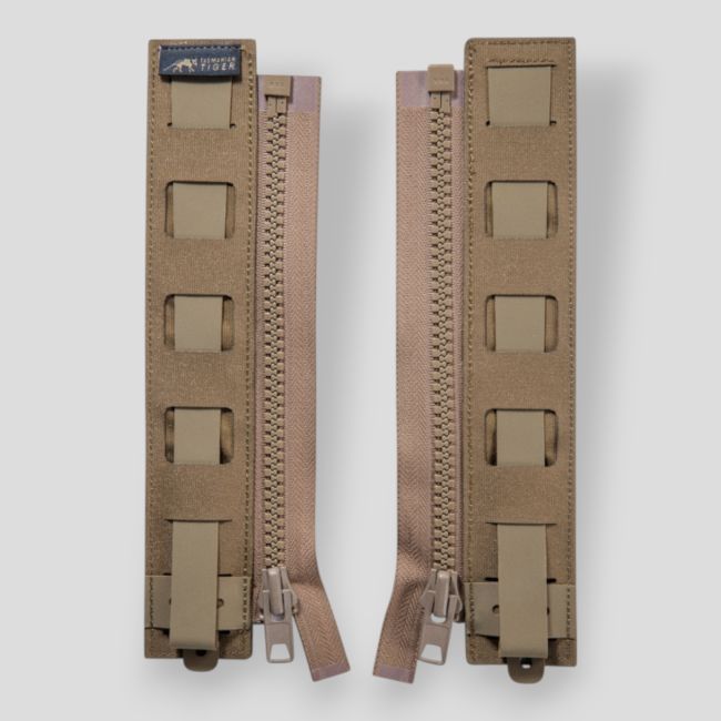 Set mit 2 modularen Reißverschlüssen für Plattenträger - Coyote - Tasmanian Tiger
