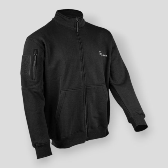 French Army sweatshirt vest - Zwart - Ares