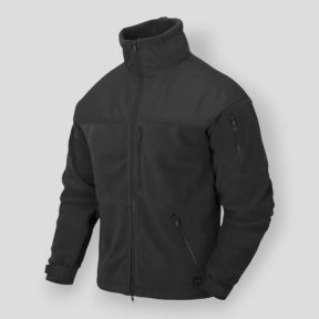 classic army jacket - fleece - zwart - helikon