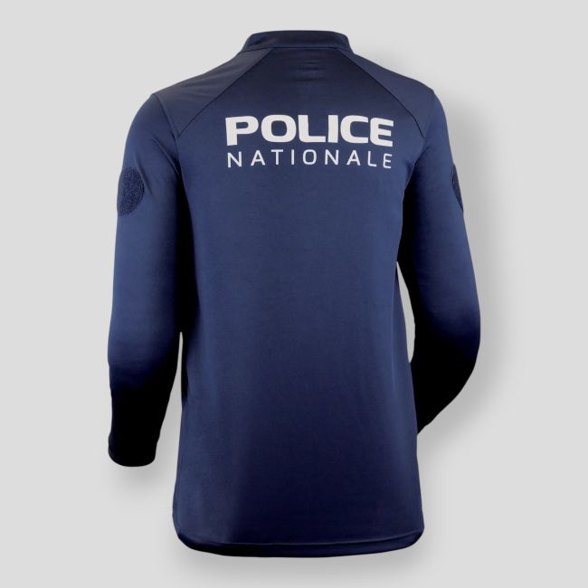 Polo Lange Mouwen Nationale Politie - Marine - GK