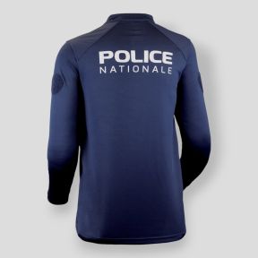 Polo de manga comprida Polícia Nacional - Azul Marinha - GK