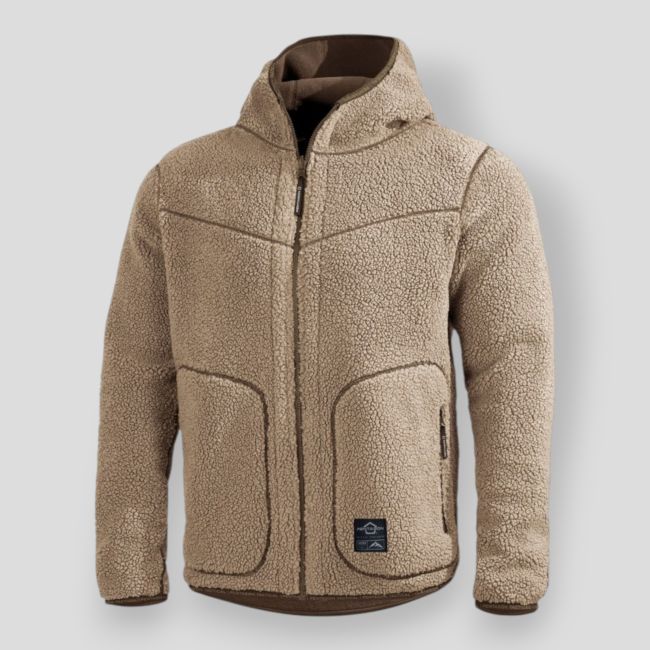 Odwracalna kurtka sherpa Ianos - Khaki/RAL7013 - Pentagon