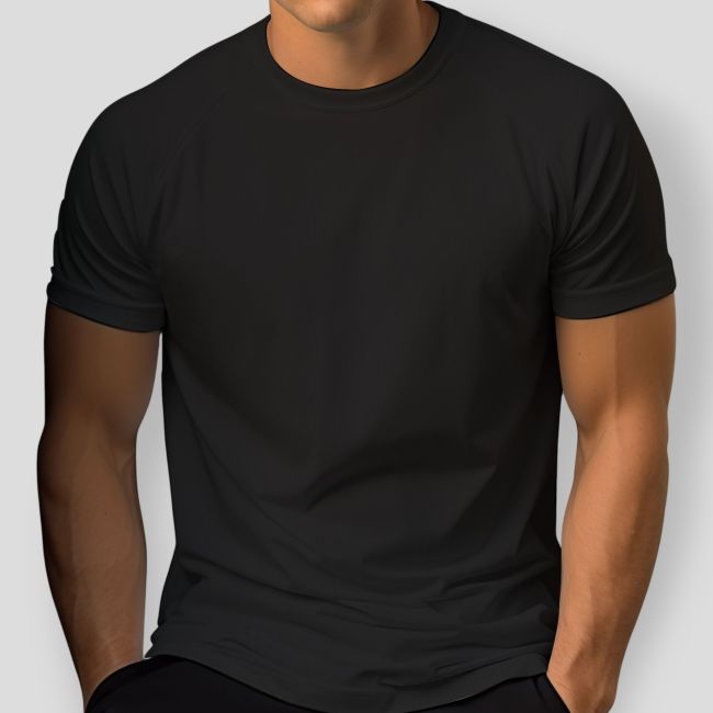 T-shirt Felin Noir manches courtes Raglan - Patrol Equipement