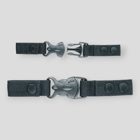 Uchwyt na hełm z poliestru - Czarny - Patrol Equipement