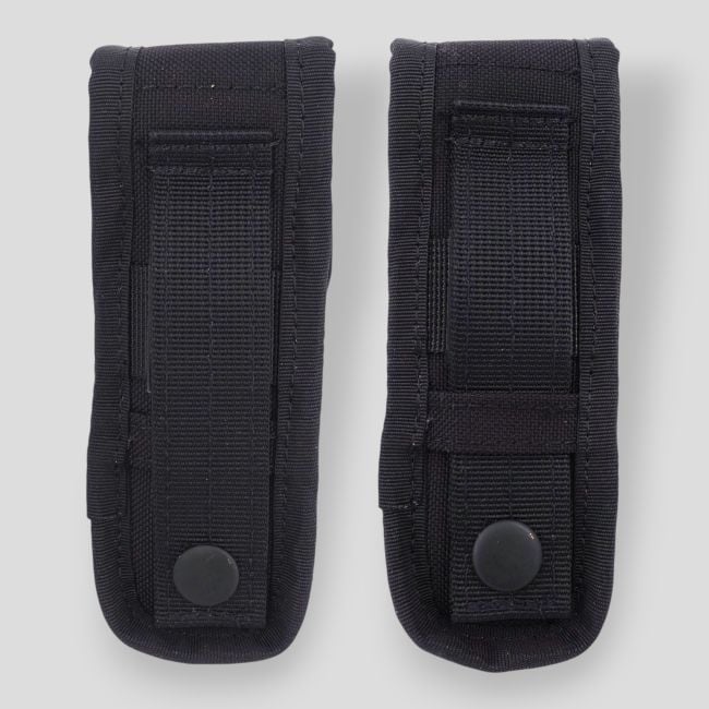 Magazijnhouder met Molle en riem bevestigingen voor 9mm pistolen - Zwart - Patrol Equipement