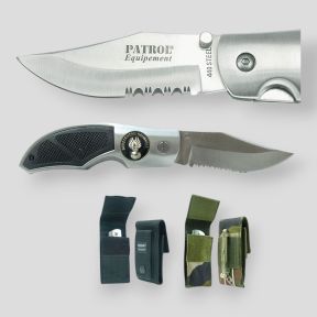 COUTEAU RANGERS BADGE GENDARMERIE ETUI CAM - Patrol Equipement