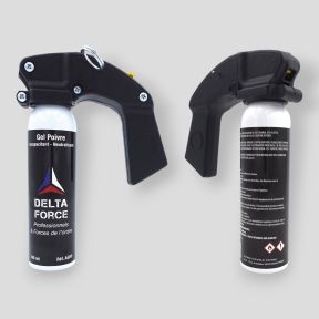 Aérosol anti-agression Gel Poivre avec poignée - 100ml - Patrol Equipement