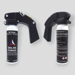 Aérosol anti-agression Gel Poivre avec poignée - 100ml - Patrol Equipement