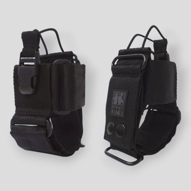 Uchwyt na radio wielowymiarowy - Czarny - Patrol Equipement