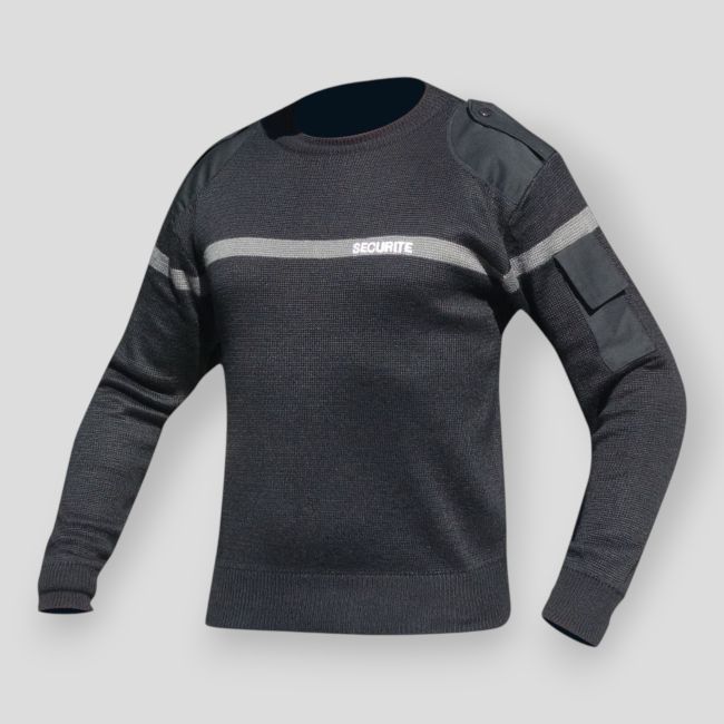 PULL SECURITE AVEC BANDE BRODE - Patrol Equipement