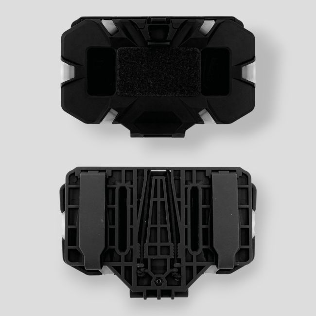 Alpha telefoonhouder voor tactisch Molle vest - Zwart - Patrol Equipement