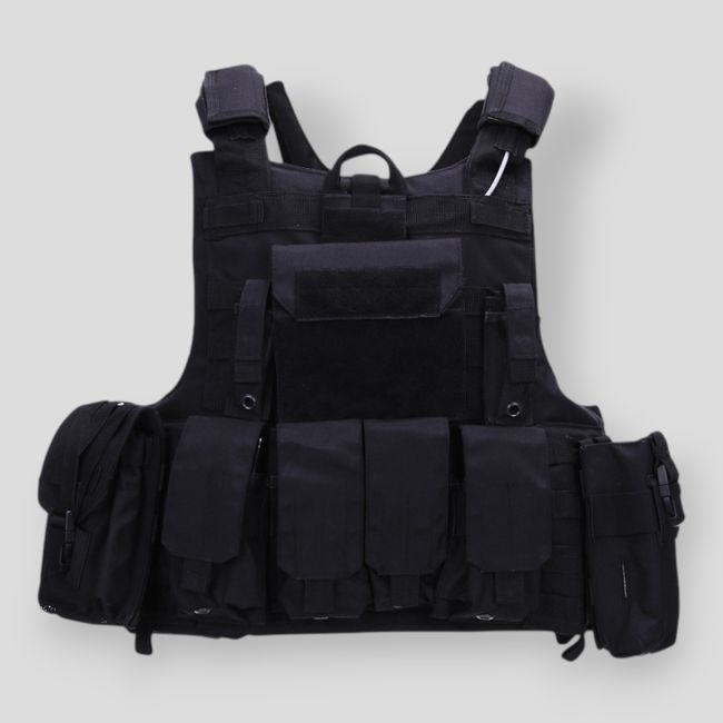 Chaleco táctico Raptor - Negro - 101 Inc