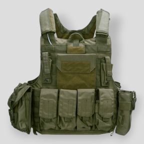 Gilet tactique Raptor - Vert Olive - 101 Inc