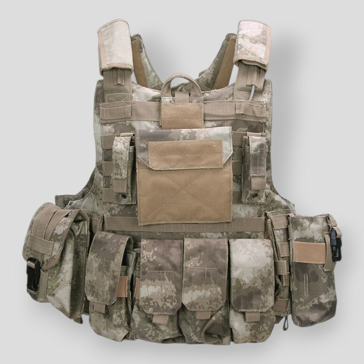 Gilets tactique avec holster et pochettes, toutes tailles | Drome