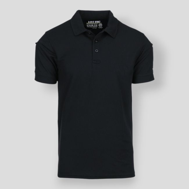 Polo tactique respirant - Noir - 101 Inc