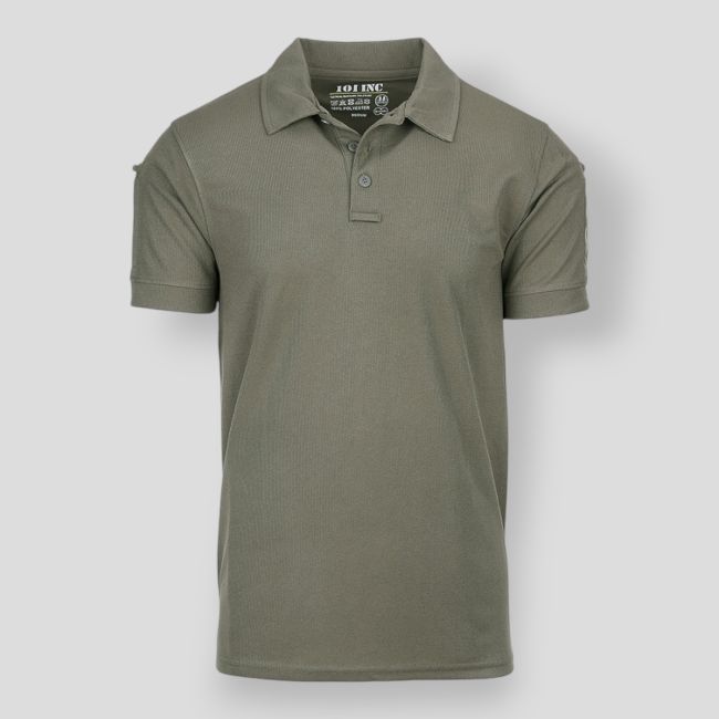 Polo tactique respirant - Vert Olive - 101 Inc