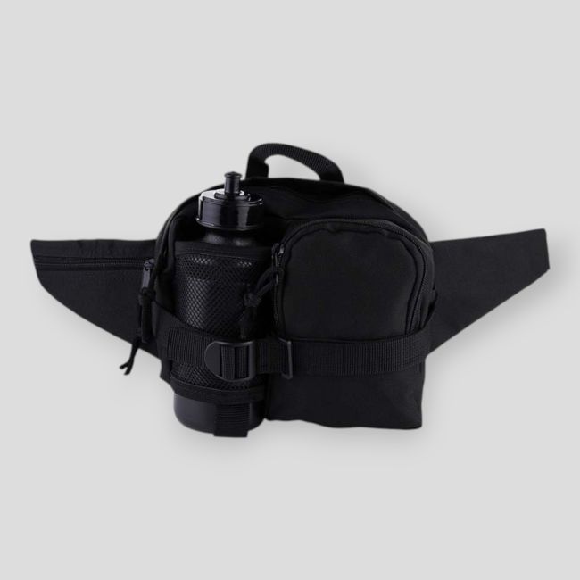 Marsupio con borraccia - Nero - 101 Inc
