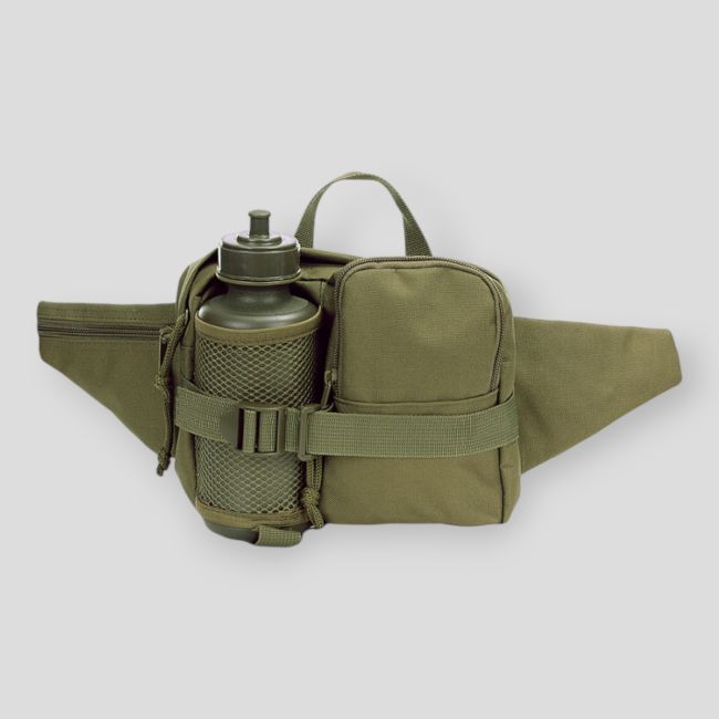 Sac banane avec bouteille - Vert Olive - 101 Inc