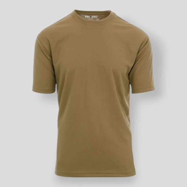 T-shirt tattica traspirante - Coyote - 101 Inc